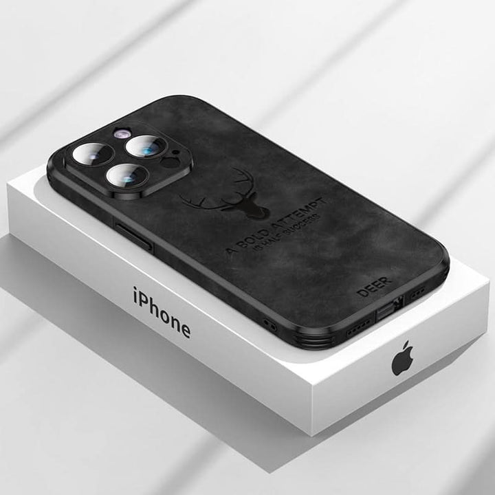 Leather iPhone Case with Shock Protection &amp; Elegant Design