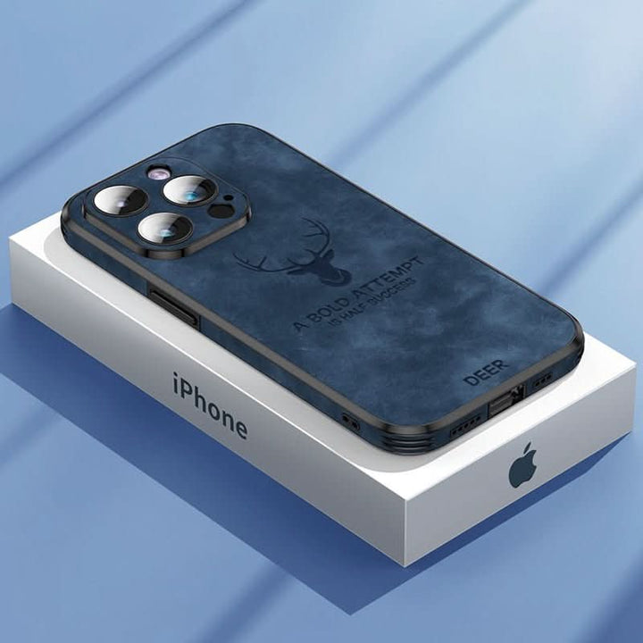 Leather iPhone Case with Shock Protection &amp; Elegant Design