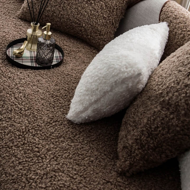 BowLift | Luxury Warm Fleece Furniture Protection Mat Non-Slip Sofa Cover