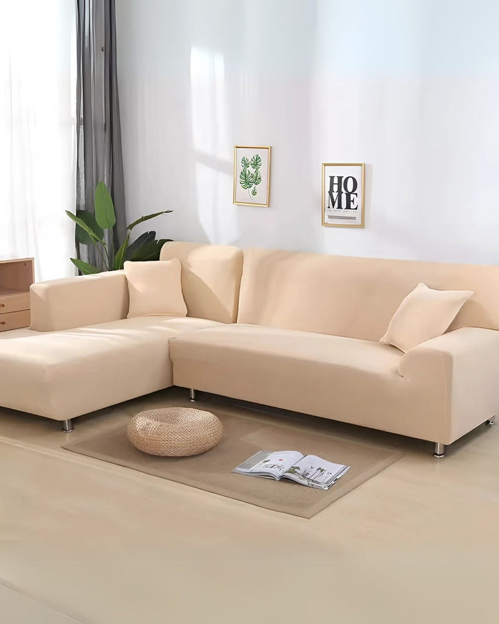 Elegant Modular Sofa Cover with Customizable Arrangement