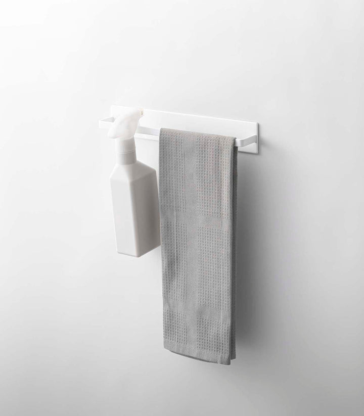 BowLift | Magnetic Kitchen Towel Holder - Stainless Steel