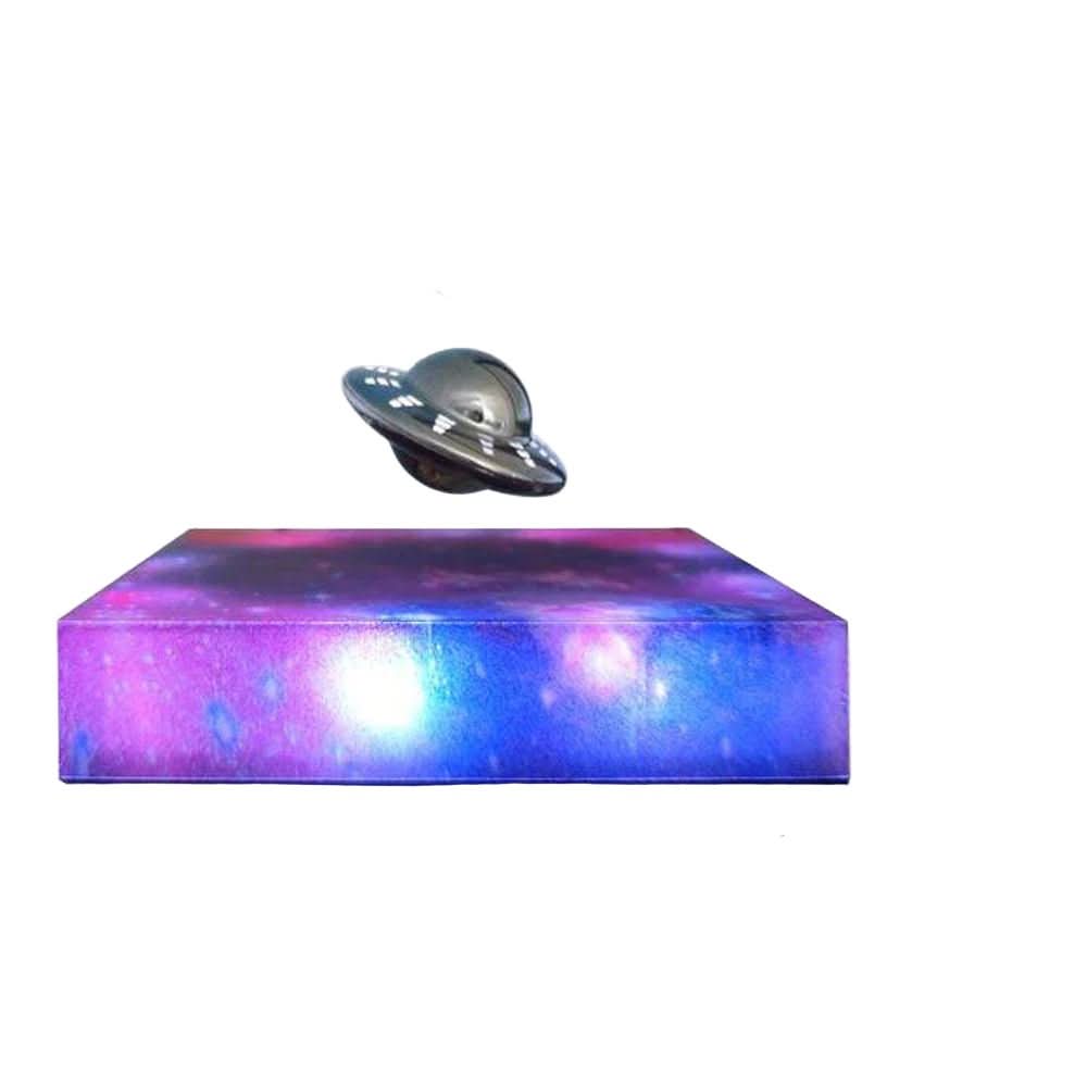 Magnetic LED Night Light with Floating Spaceship Design