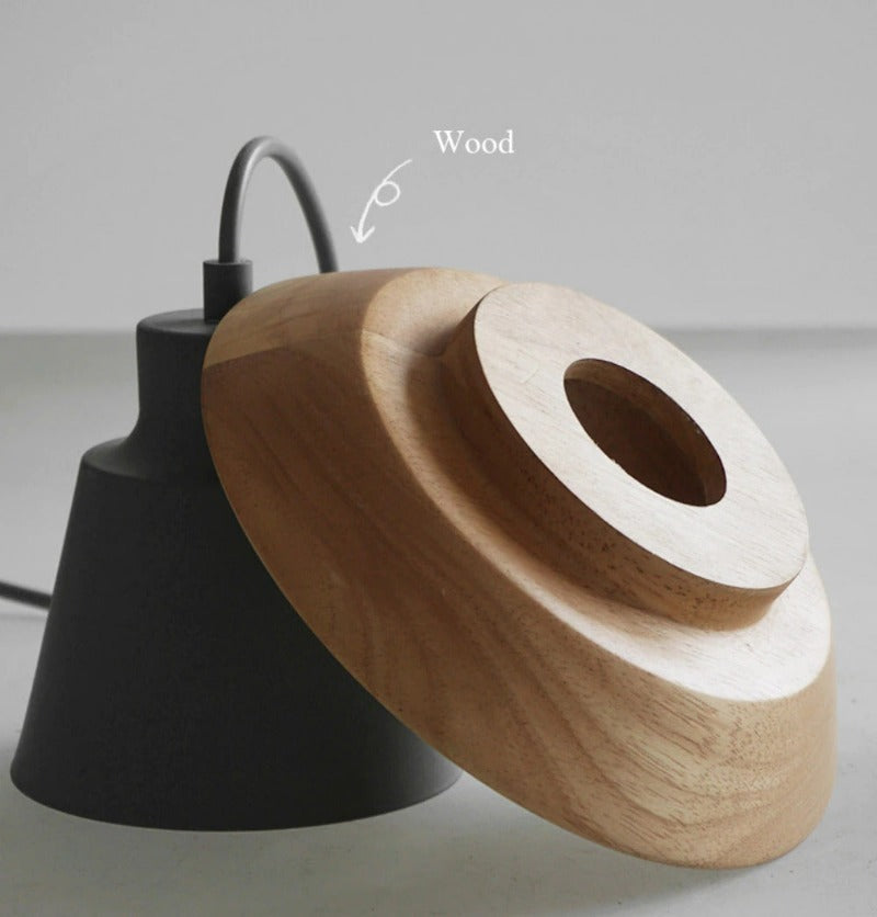 Modern Nordic Wooden Pendant Light