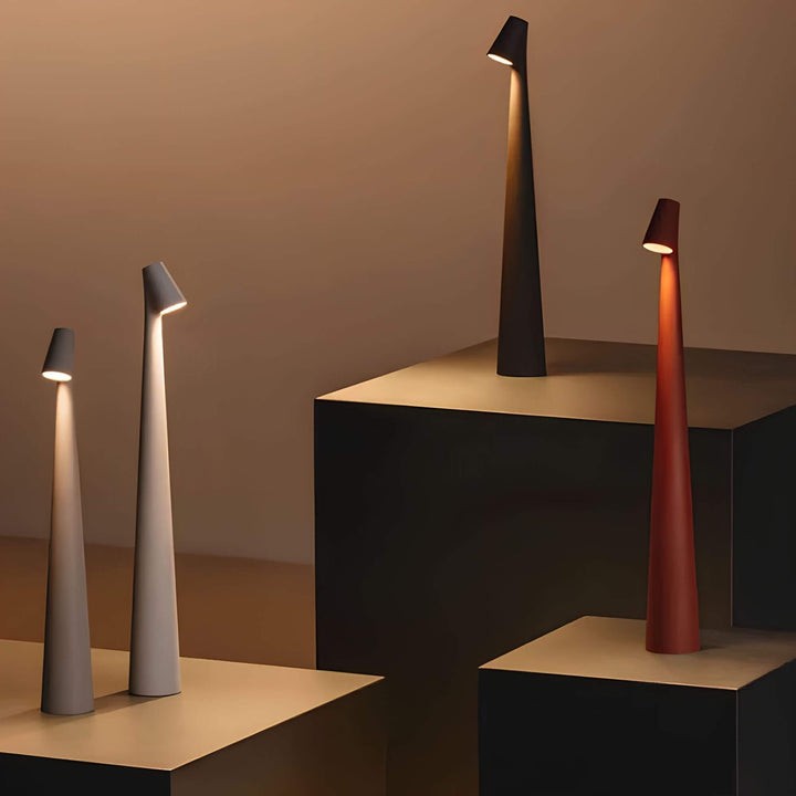 Minimalistic LED Table Lamp | Wireless | Dimmable | Reading Lamp | Dining Room Lighting