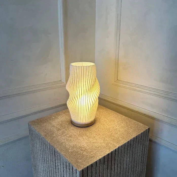 USB-Driven &amp; Elegant Wave-Design Table Lamp | WaveGlow