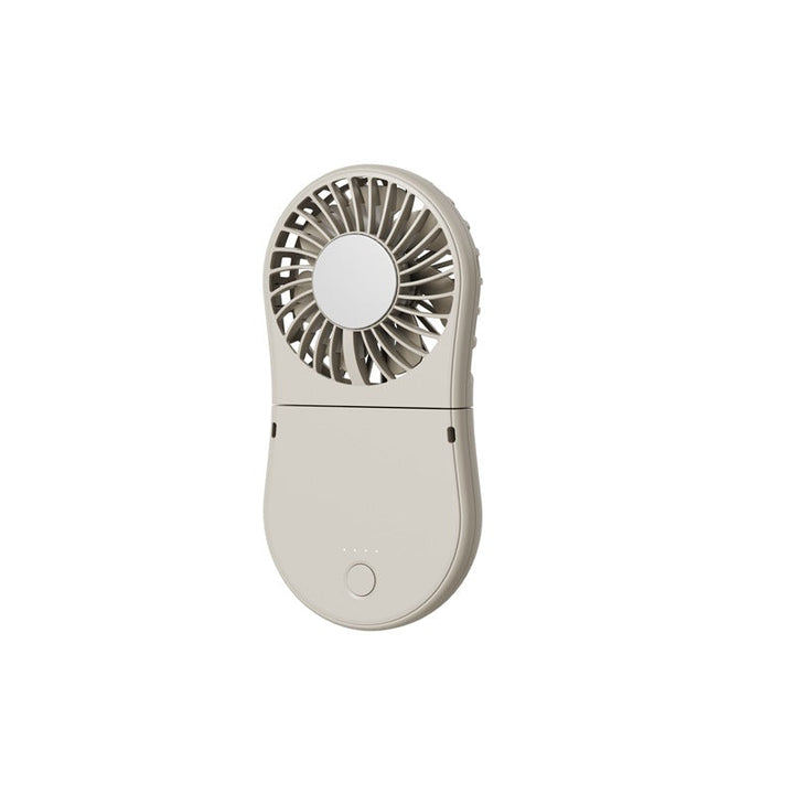 Unisex Compact Rechargeable Handheld Mirror Fan