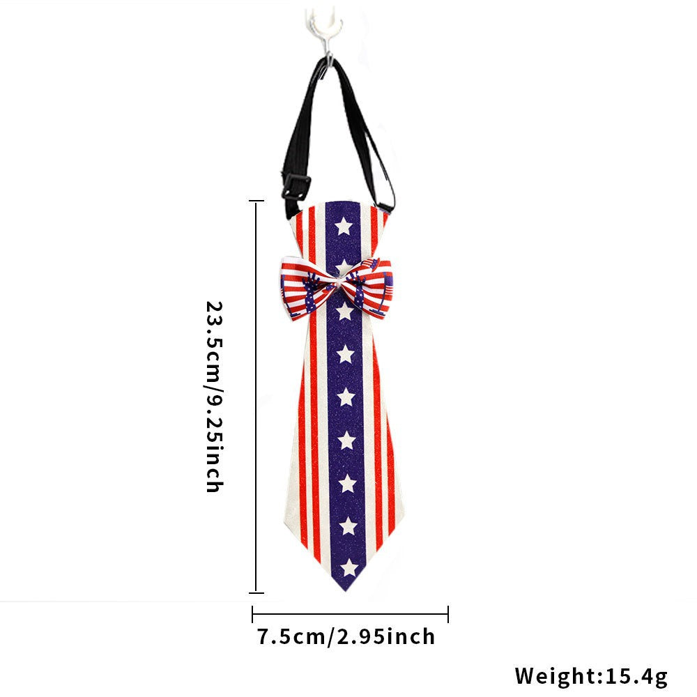 Unisex decorative pet tie with adjustable collar and bow accent Bowlift