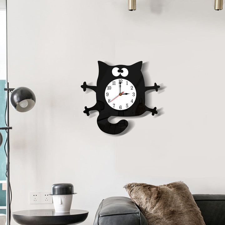 BowLift | Silent Cat Wall Decoration Clock for Children&