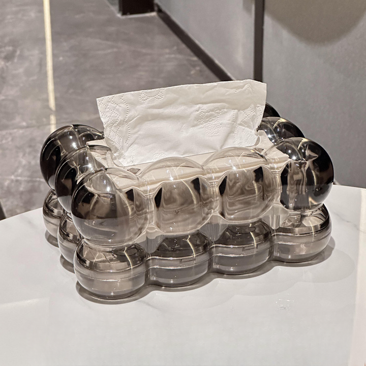 BowLift | LumiScape Tissue Box – Sculptural Acrylic Design for Modern Elegance