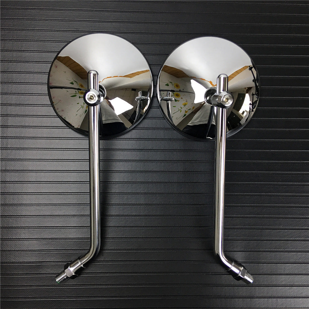 Motorcycle rearview mirror with adjustable design