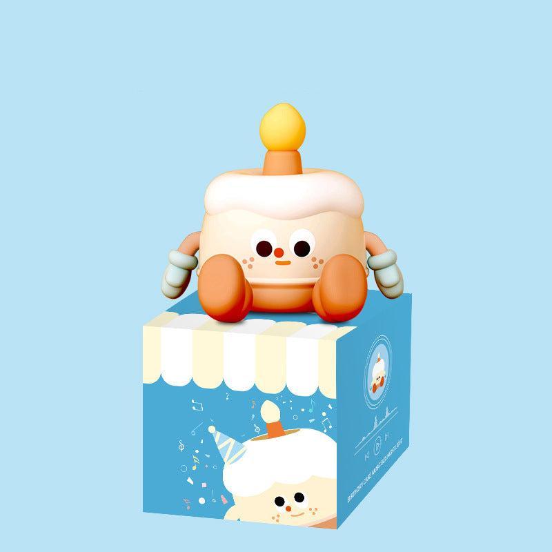 Cute Birthday Cake Night Light