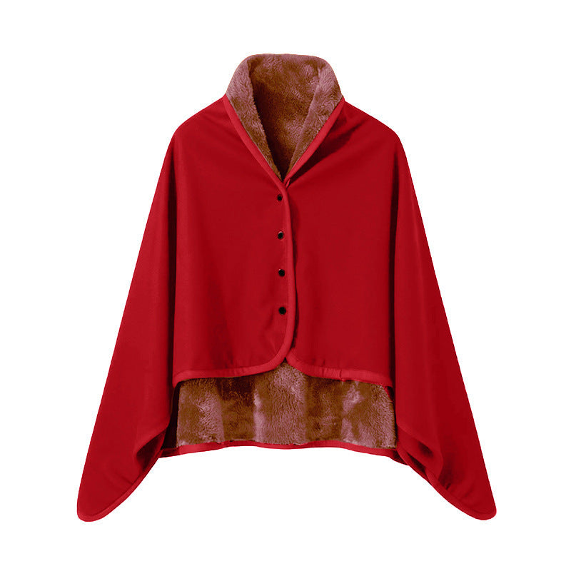 Ladies Elegant Snuggle Blanket with Collar Bowlift