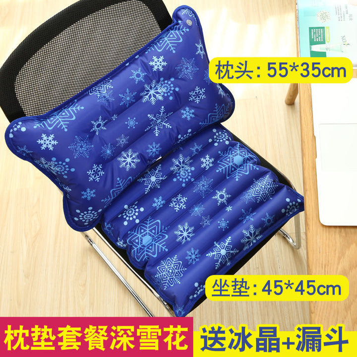 Ladies cooling mat with innovative snowflake structure Bowlift