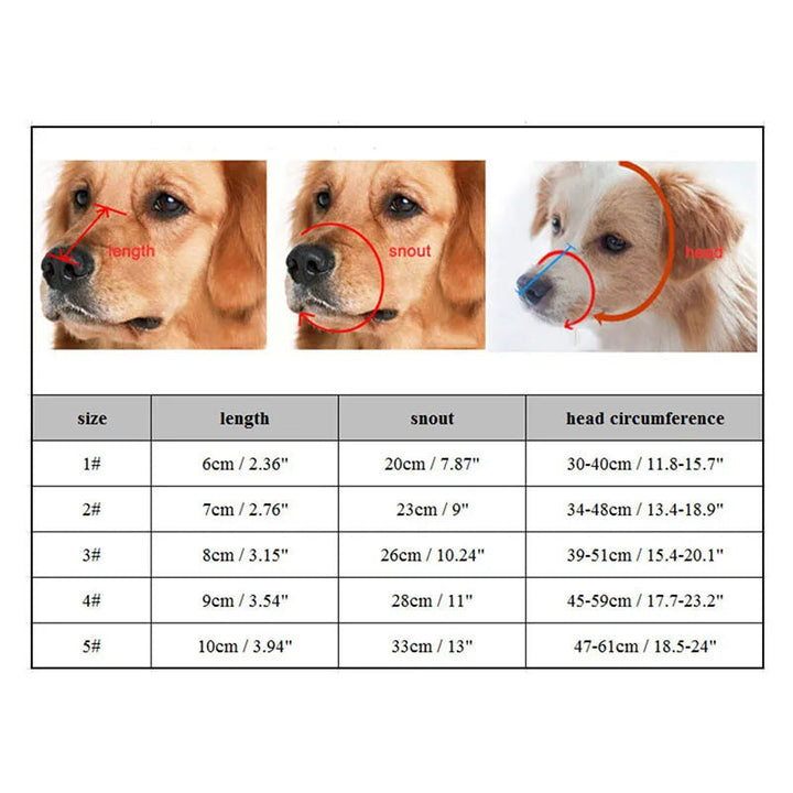 BowLift | Adjustable dog muzzle made of soft &amp; flexible silicone