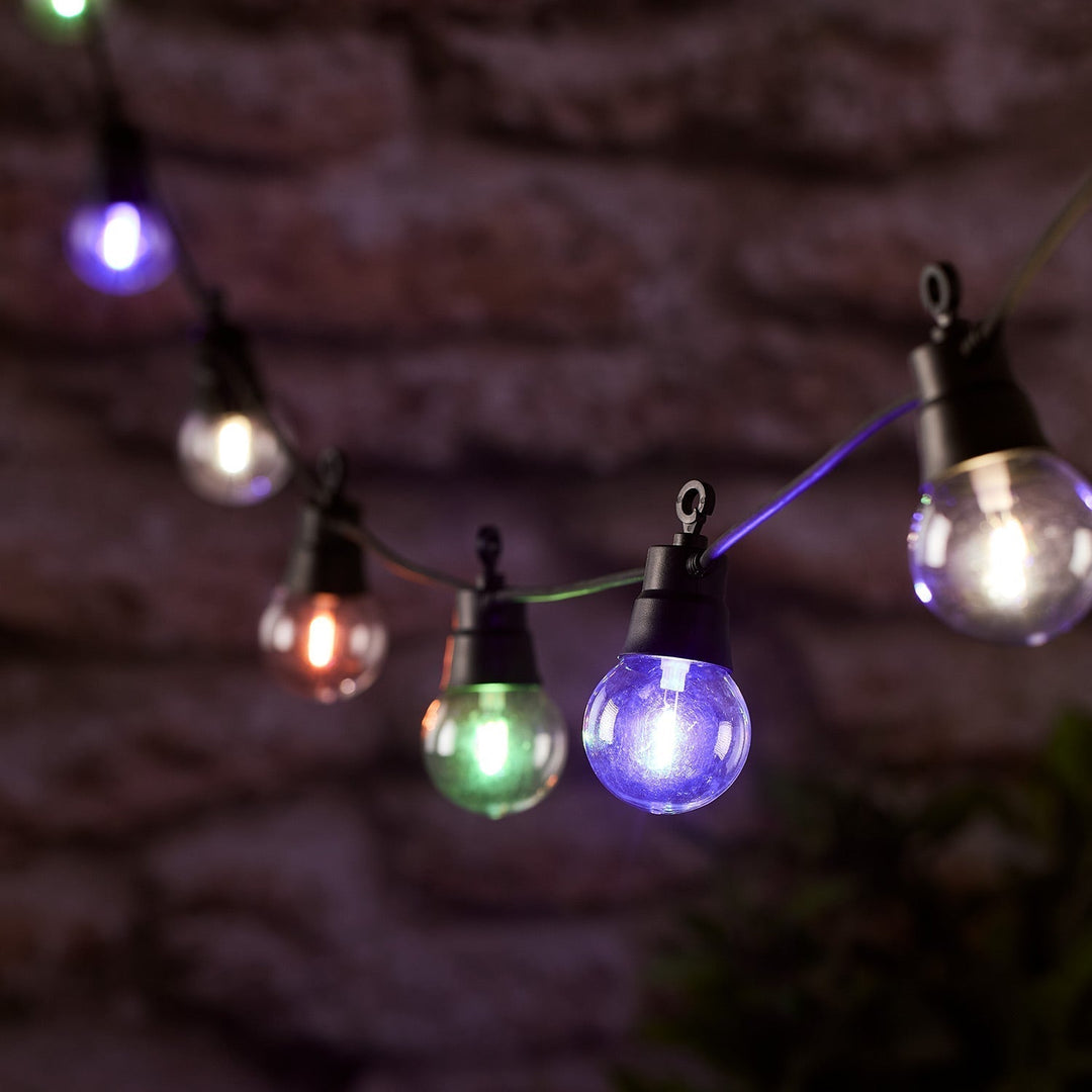 20 LED string lights Bulb colour selection with remote control