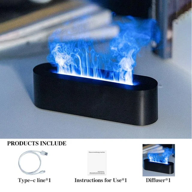 BowLift | Flame Aroma Diffuser with 7 Colors | Air Humidifier