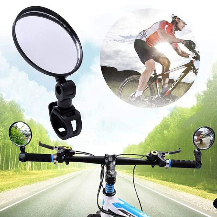 FlexiView bicycle mirror with long bracket |