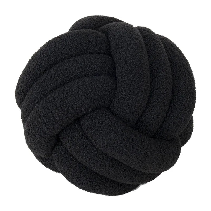 BowLift | Throw Pillow - Cozy - Hand-Knotted Ball - Sheepskin