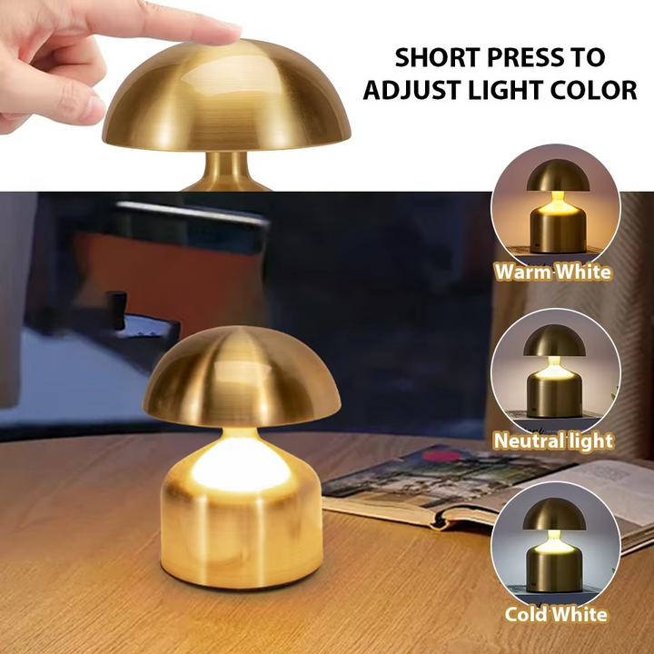 Versatile LED Touch Bedside Lamp - 3-colour Dimmable Night Light