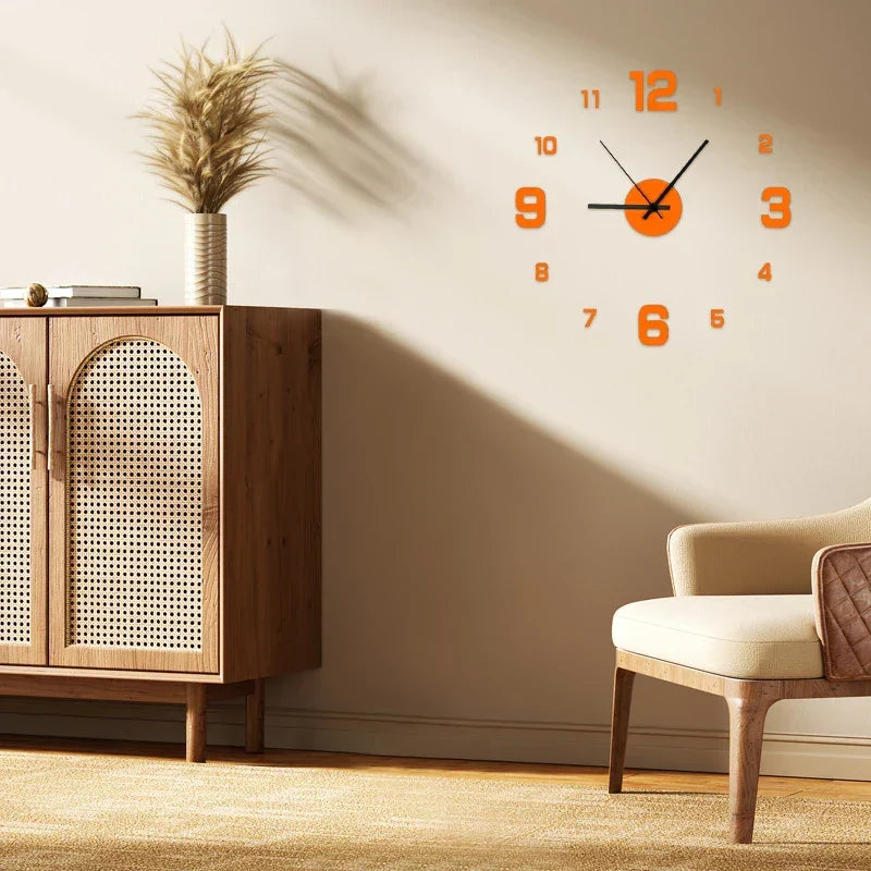 BowLift | Creative frameless wall clock