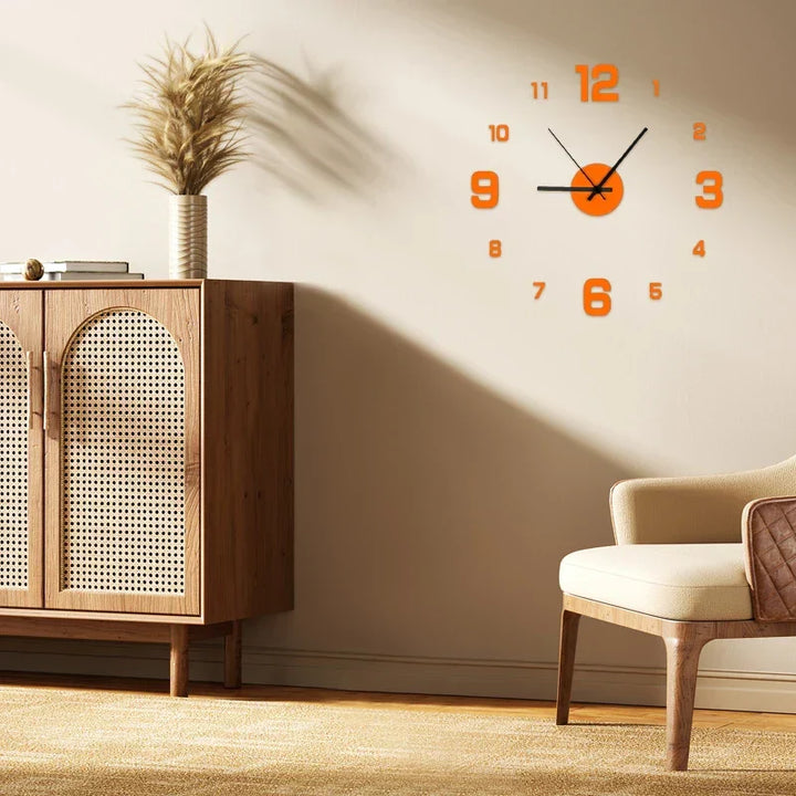 BowLift | Creative frameless wall clock