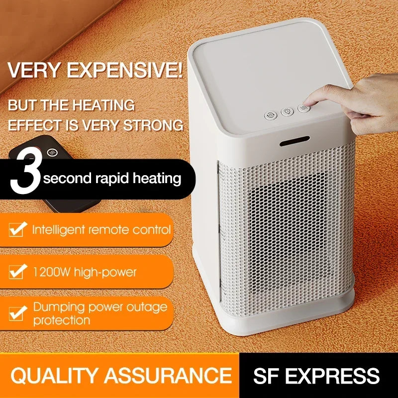 Wearable Ceramic Electric Heater with PTC and Night Light
