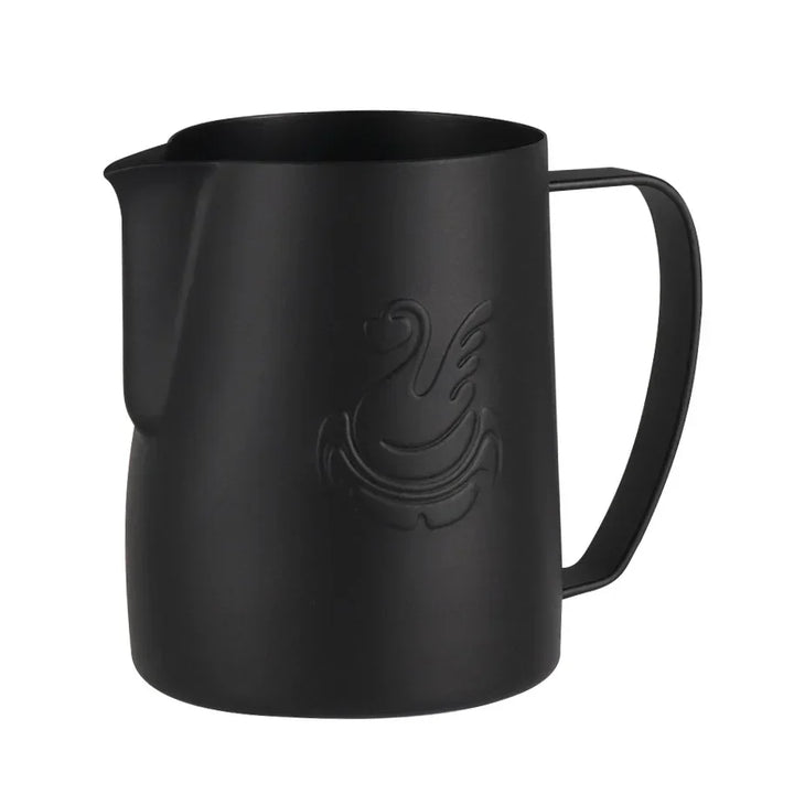 BowLift | 600ml stainless steel coffee pot milk frother cup cream maker espresso latte art tool elegant swan