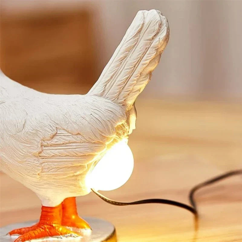 Decorative Night Lights Simulated Animal Funny Easter House Decoration Party Carnival Chicken Lamp Chick Night Light Ornaments