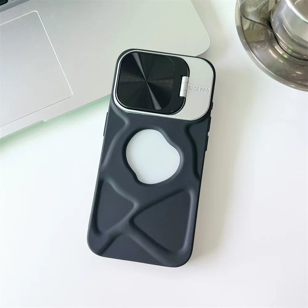 Magsafe Silicone Lens Flip IPhone Case