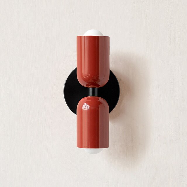 Cream Double-Head LED Wall Lights