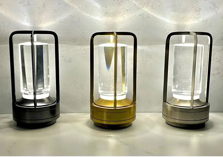 – Portable Wireless LED Lantern with Charging Station