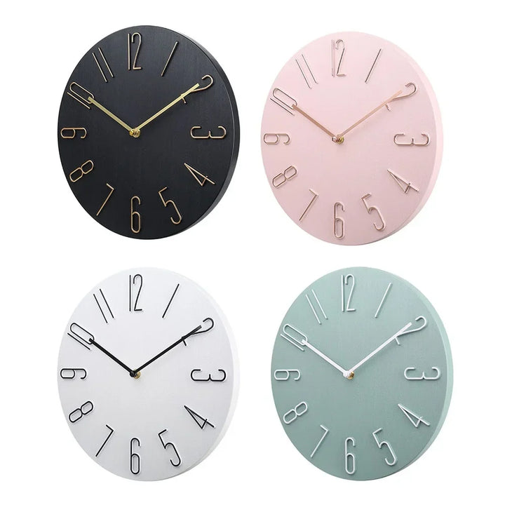 BowLift | QuartzLine | Simple, minimalist wall clock