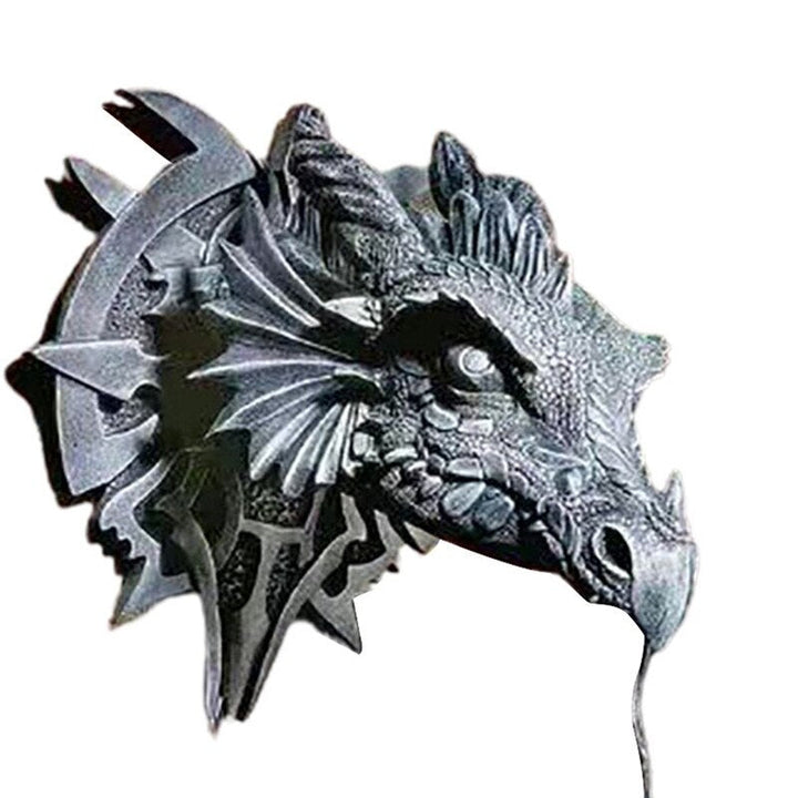 BowLift | LED Lantern with Dragon Head made of Resin for Unique Halloween Decoration