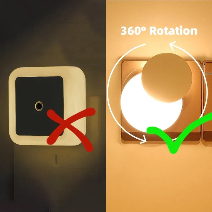 Nuvilux LED night light with twilight sensor | plug light EU/US | 0.3W | For children&