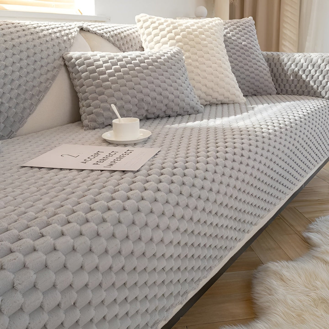 Luxury Velvet Sofa Cover - VeluLuxe |