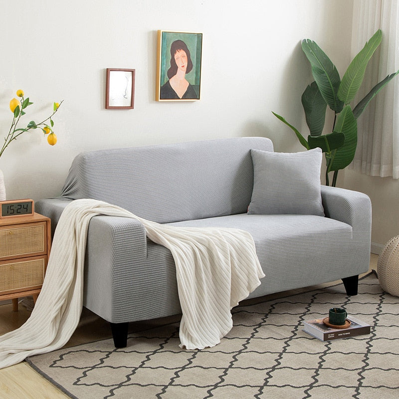 FlexiCover Elastic Sofa Cover – Protection Cover for Corner Sofas and Standard Sofas