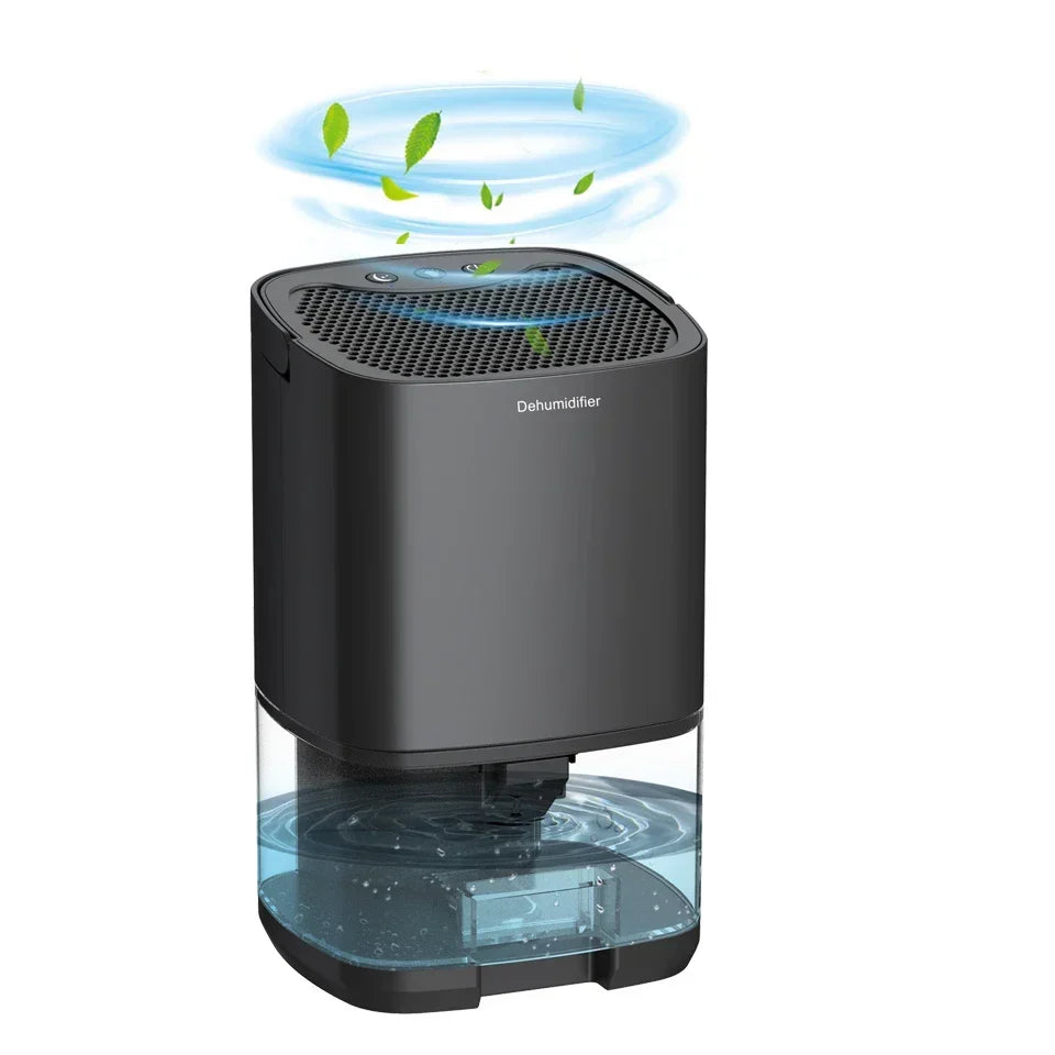 1000ml Portable 2-in-1 Dehumidifier with Air Filter &amp; Night Light – Aveline