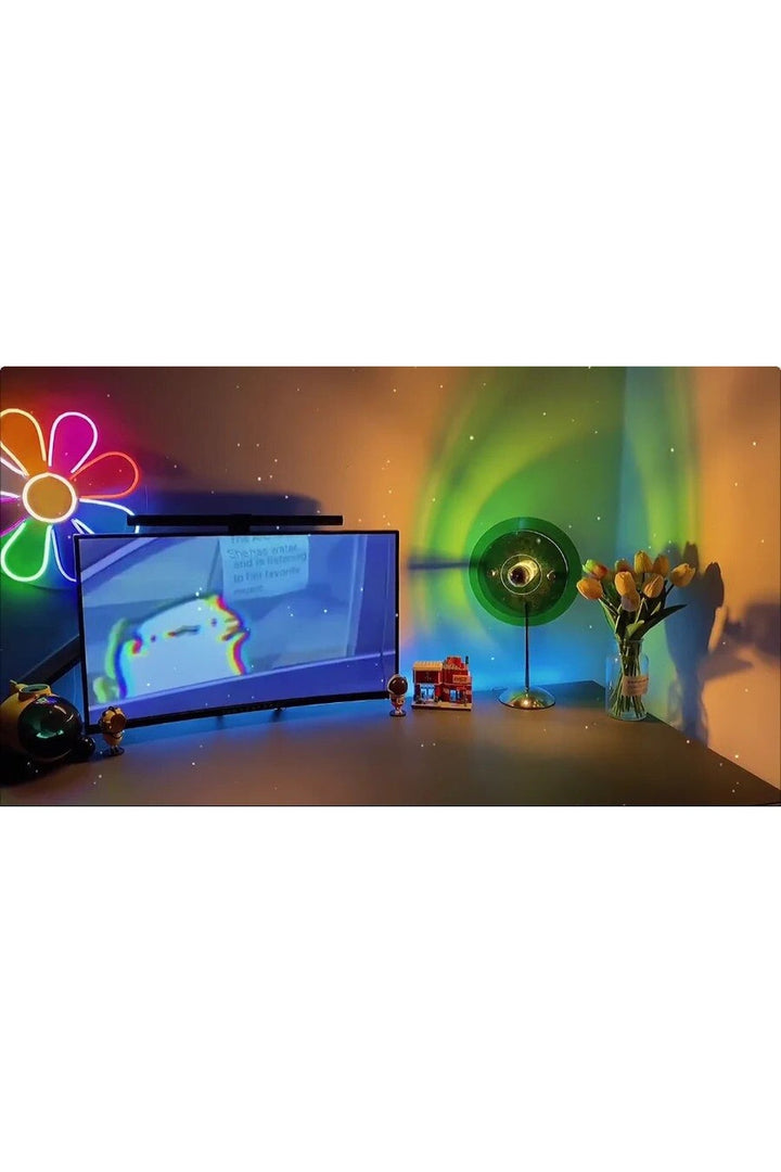 Rainbow projector night light |