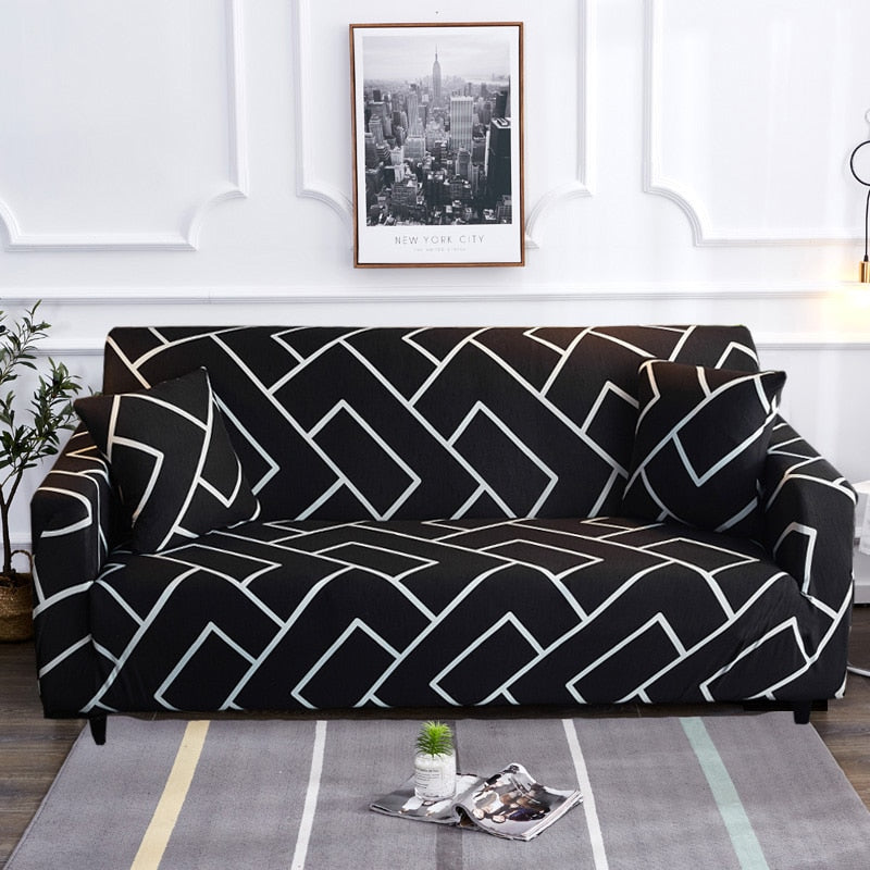 Modern Non-slip colourful Elastic Sofa Cover |