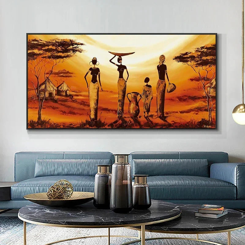 BowLift | Plus Sizes Abstract African Woman Canvas Painting