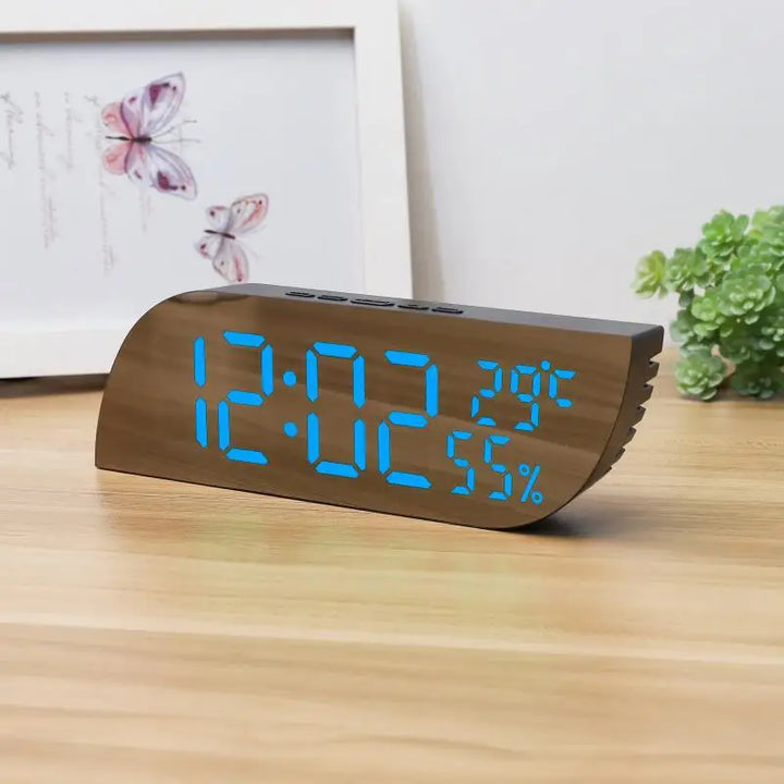 BowLift | LED Digital Alarm Clock with Dual Display &amp; Unlimited Snooze