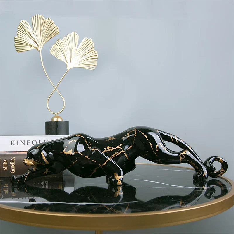 BowLift | Elegant Jaguar Stone Sculptor