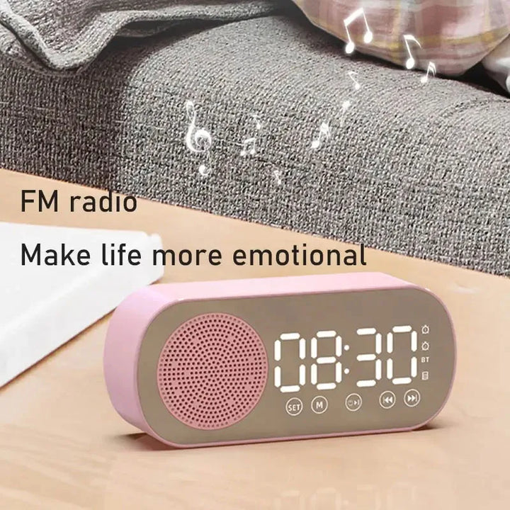BowLift | Digital Alarm Clock with Bluetooth Speaker &amp; FM Radio