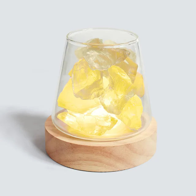Himalaya Salt Lamp - Crystal Night Light &amp; Essential Oil Diffuser