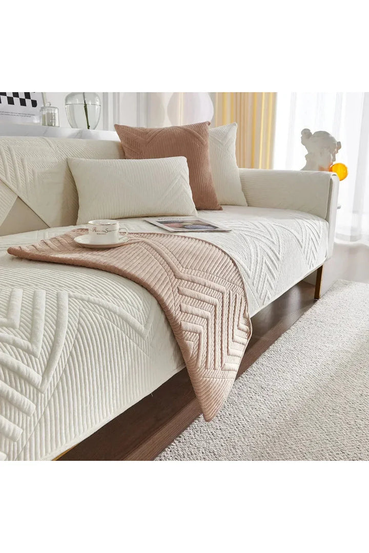 Soft Quilted Sofa Cover |