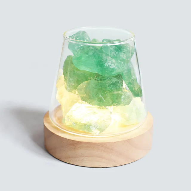 Himalaya Salt Lamp - Crystal Night Light &amp; Essential Oil Diffuser
