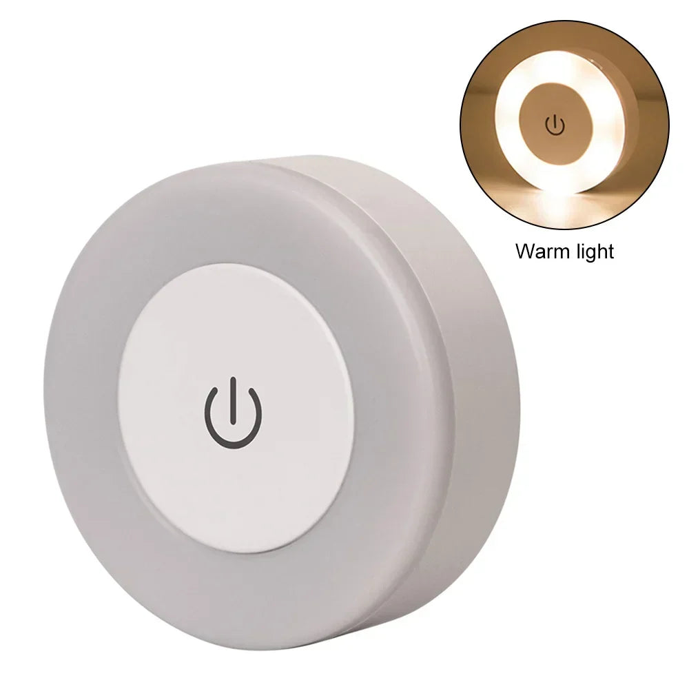 LUMORA Touch LED Night Light | USB Rechargeable | Magnetic &amp; Stepless Dimmable | Warm &amp; Cold Light