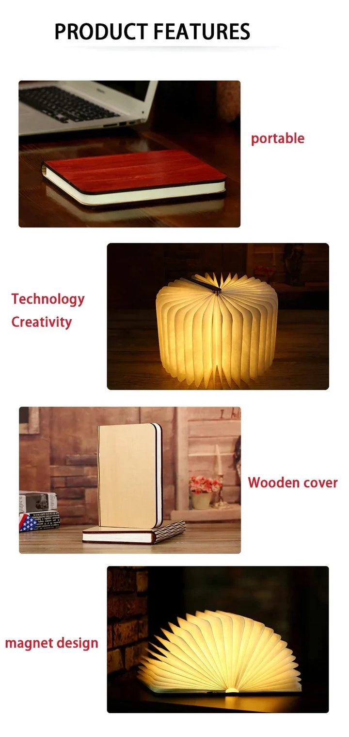 Creative Book LED Night Light