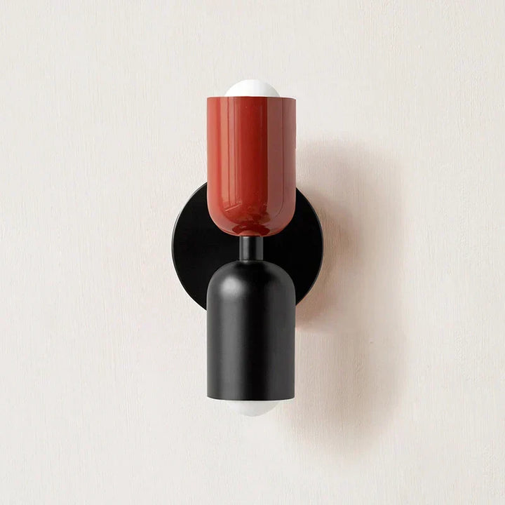 Double Head Wall Lamp Black Base