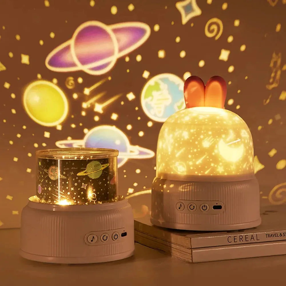 BunnyBeam Light - Casual Cute Bunny Projector Night Light for Kids |